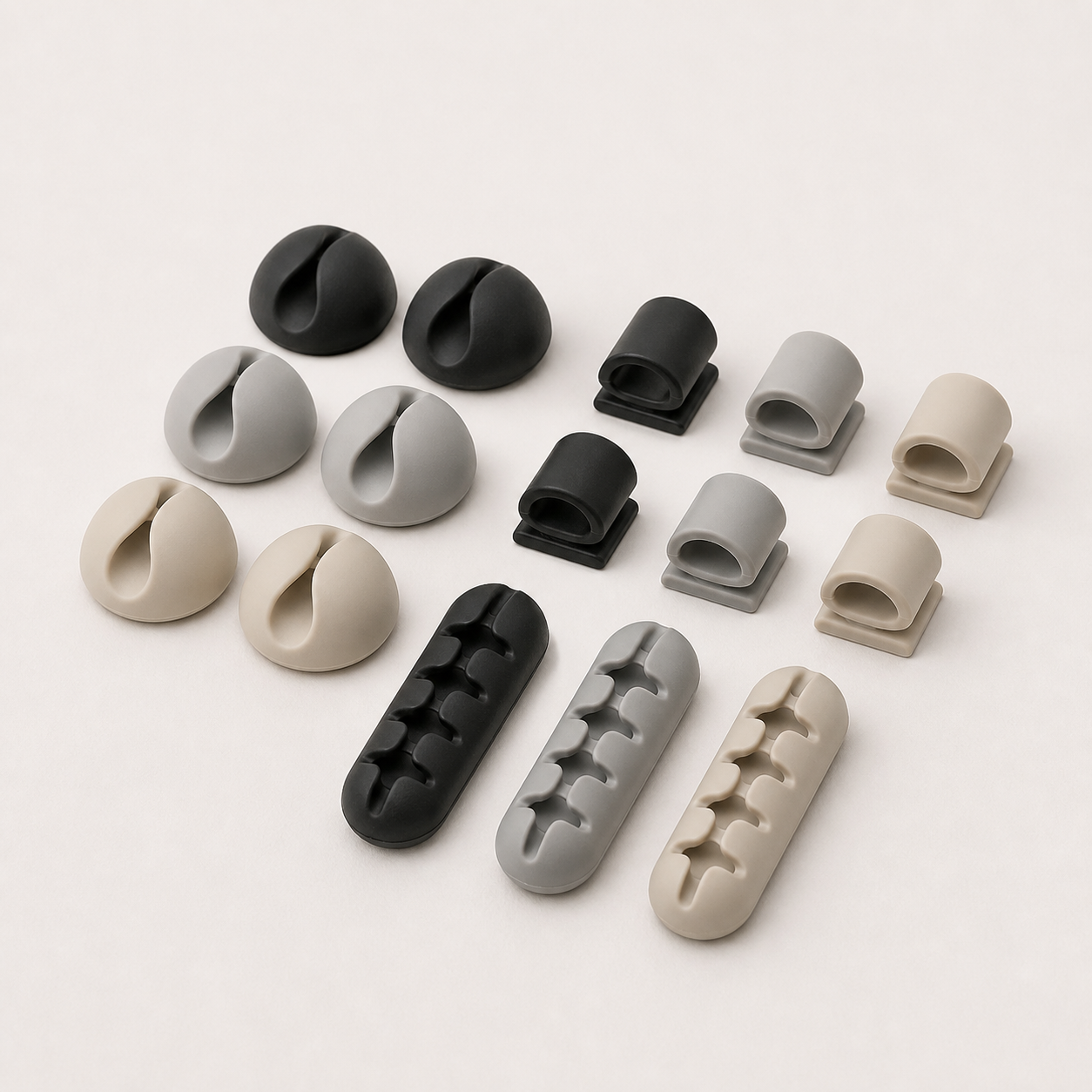 Reusable Cable Clips Set